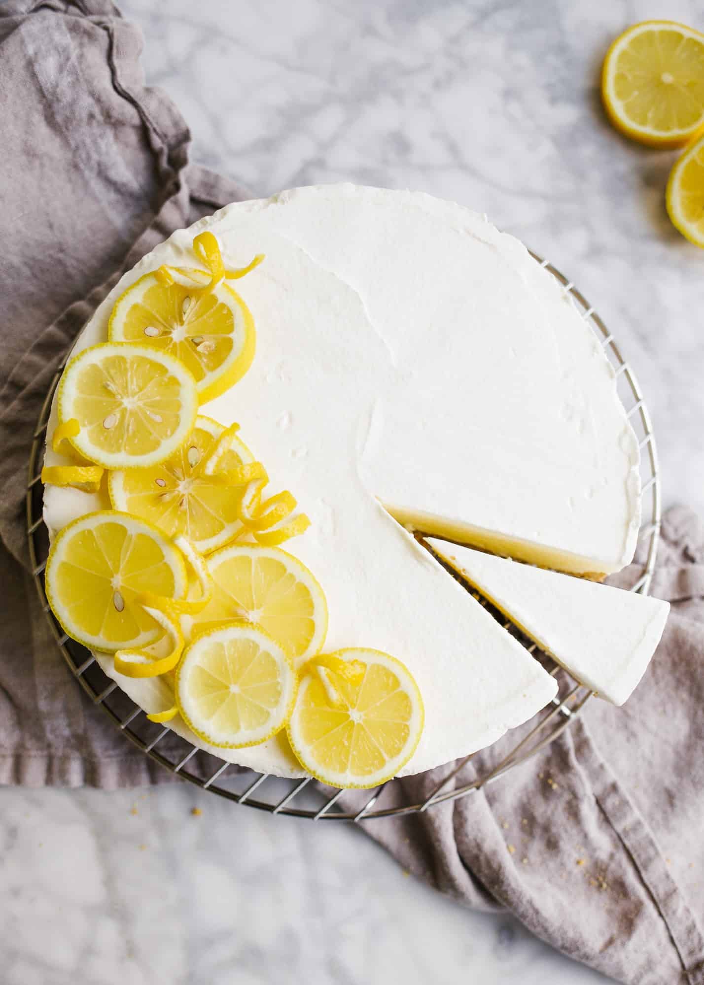 No-Bake Lemon Icebox Pie and Mother's Day Gift Guide by Wood and Spoon blog. This simple lemon icebox pie is completely no bake and terrific for novice and beginner bakers! Made with fresh lemon juice, cream cheese, and whipped cream, this fresh and summery treat is a yummy way to welcome warmer days ahead. Learn how to make this easy dessert on thewoodandspoon.com