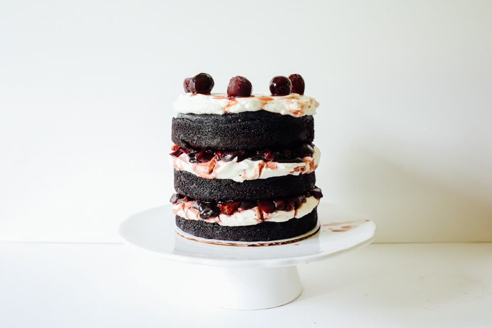 Black Forest Ice Cream Cake